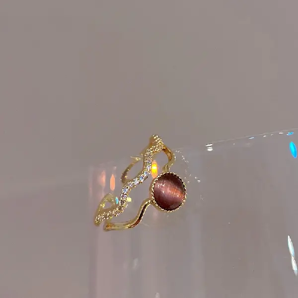 28# Ring-Golden Cat’s Eye Stone,tkmbeautysupply.com