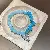 Crystal Round Plate Multi-layered Bracelet Wholesale Supply - Butterfly Diamond Aquamarine Beaded Colored Stone Bracelet