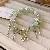 Crystal Round Plate Multi-layered Bracelet Wholesale Supply - Butterfly Ginkgo Leaf Bell Crystal Beaded Bracelet