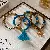 Crystal Round Plate Multi-layered Bracelet Wholesale Supply - Wood Beads Bead Bracelet