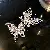 Wholesale Pearl Flower Brooches for Retailers Seeking Quality - 21# brooch-silver diamond butterfly