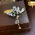 Wholesale Pearl Flower Brooches for Retailers Seeking Quality - Zircon Butterfly Tassel Brooch Blue