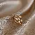 Enamel Temperament Ring Wholesale | Quality Adjustable Gem - 1# Open Ring-Environmentally Friendly-Gold