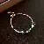 Wholesale Gold Electroplated Diamond Oval Butterfly Bracelet Supply - Zircon Flower Square Bracelet