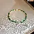 Wholesale Gold Electroplated Diamond Oval Butterfly Bracelet Supply - 10-14k real gold electroplated emerald zircon bracelet