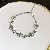 Wholesale Gold Electroplated Diamond Oval Butterfly Bracelet Supply - 21-Zircon round flower starfish bracelet
