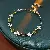 Wholesale Gold Electroplated Diamond Oval Butterfly Bracelet Supply - 22-Zircon Oval Cross Flower Bracelet