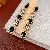 Wholesale Vintage Silver Needle Set with Diamonds & Tassels - Silver Needle-Gold