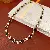 Wholesale Vintage Silver Needle Set with Diamonds & Tassels - Necklace - gold