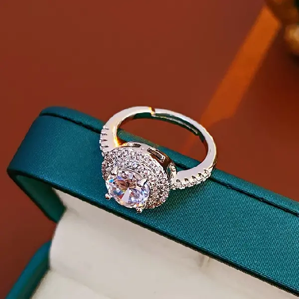 Ring - Zircon Wrap Round Opening,tkmbeautysupply.com