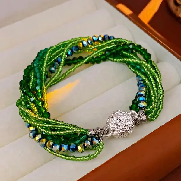 Bracelet-green,tkmbeautysupply.com