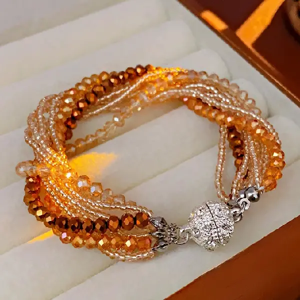 Bracelet-Coffee color,tkmbeautysupply.com