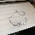 Diamond Wavy Geometric Bracelet Wholesale Supply Quality Assured - Pink zircon square bracelet