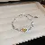 Diamond Wavy Geometric Bracelet Wholesale Supply Quality Assured - Yellow zircon square bracelet