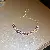 Diamond Wavy Geometric Bracelet Wholesale Supply Quality Assured - Purple Pink Square Zircon Bracelet