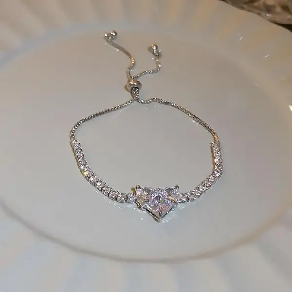 Bracelet-Silver Love,tkmbeautysupply.com