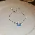 Diamond Wavy Geometric Bracelet Wholesale Supply Quality Assured - Bracelet-Silver Blue Moon