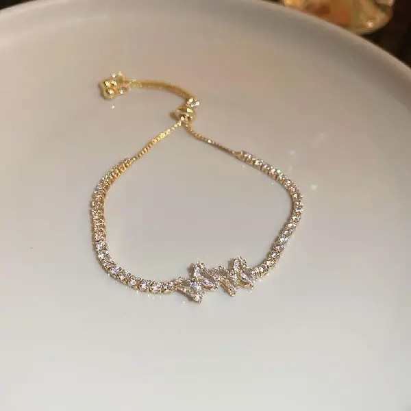 Bracelet-Golden Butterfly,tkmbeautysupply.com
