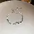 Diamond Wavy Geometric Bracelet Wholesale Supply Quality Assured - Bracelet-silver butterfly