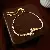 Diamond Wavy Geometric Bracelet Wholesale Supply Quality Assured - Real gold electroplated snake zircon bracelet