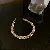 Diamond Wavy Geometric Bracelet Wholesale Supply Quality Assured - Rectangular zircon buckle bracelet
