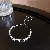Diamond Wavy Geometric Bracelet Wholesale Supply Quality Assured - Water drop zircon bracelet silver (real gold plating)
