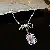 Medieval Vintage Diamond-encrusted Drop Earrings Necklace Light Luxury Niche Clavicle - 8# necklace-diamond crystal rhinestone zircon square bow
