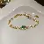 Medieval Vintage Diamond-encrusted Drop Earrings Necklace Light Luxury Niche Clavicle - 16# bracelet-square oval zircon
