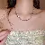 Medieval Vintage Diamond-encrusted Drop Earrings Necklace Light Luxury Niche Clavicle - 25# Necklace-Zircon Oval