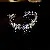 Medieval Vintage Diamond-encrusted Drop Earrings Necklace Light Luxury Niche Clavicle - 26# Bracelet-Diamond Oval Double Layer