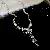 Medieval Vintage Diamond-encrusted Drop Earrings Necklace Light Luxury Niche Clavicle - 31# Necklace-Zircon Double Layer Butterfly Drop Tassel