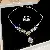 Medieval Vintage Diamond-encrusted Drop Earrings Necklace Light Luxury Niche Clavicle - 48# necklace earrings-water drop zircon set with diamonds (set of two)