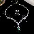 Medieval Vintage Diamond-encrusted Drop Earrings Necklace Light Luxury Niche Clavicle - 52# necklace earrings-copper zircon droplets (set of two)