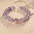Artificial Crystal Tiger Eye Garnet Bracelet, Chinese, Versatile Light Luxury, - 4# amethyst bracelet (exquisite gift box)