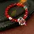 Artificial Crystal Tiger Eye Garnet Bracelet, Chinese, Versatile Light Luxury, - 11# bracelet-gold-red