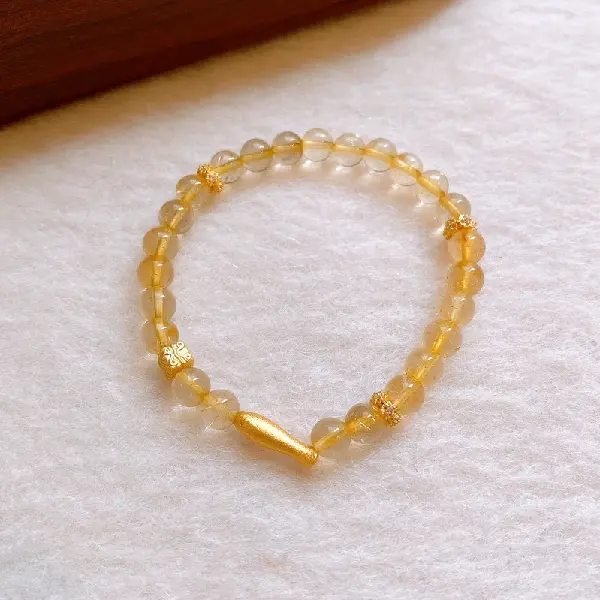 13# bracelet-gold-yellow-small fish,tkmbeautysupply.com