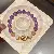Artificial Crystal Tiger Eye Garnet Bracelet, Chinese, Versatile Light Luxury, - 18# bracelet-gold-purple